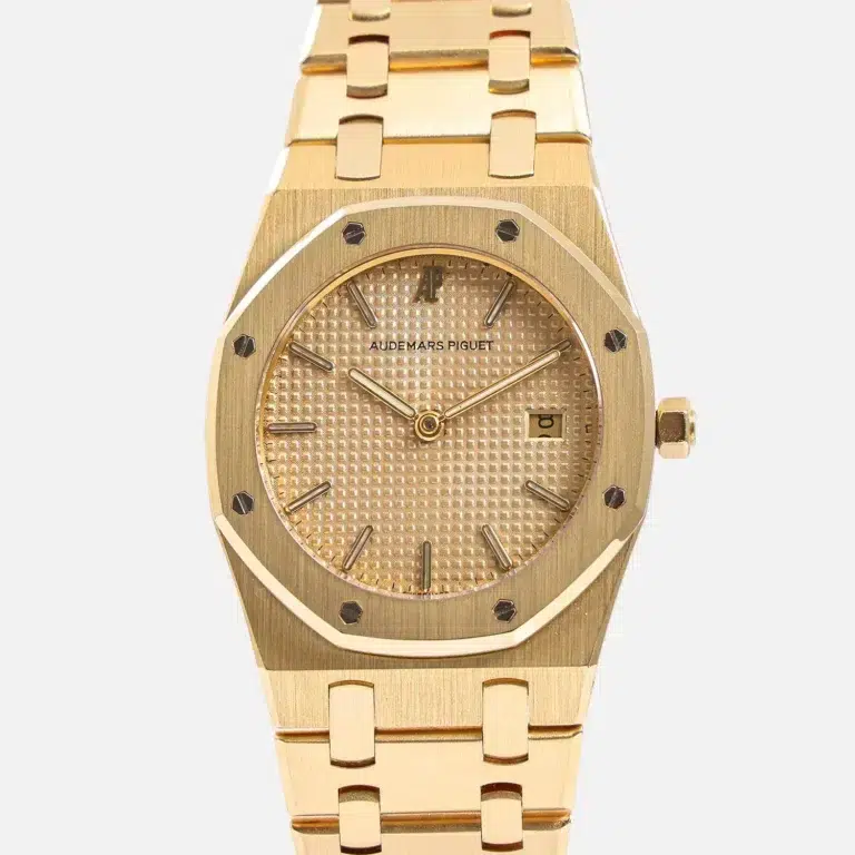 Audemars Piguet Royal Oak 56175BA yellow gold 35mm watch with octagonal bezel