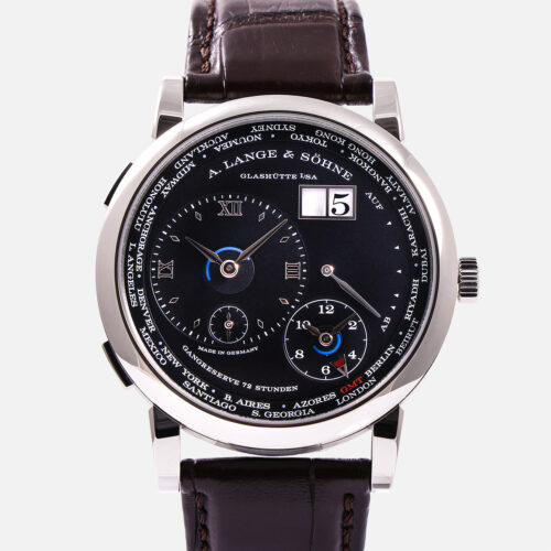 A. Lange & Sohne Lange 1 Time Zone 136.029 18K White Gold