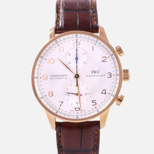 IWC Portugieser Chronograph 18K Rose Gold IW371480 - Pre-Owned