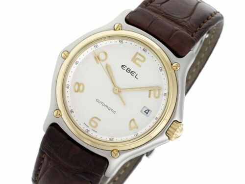 Ebel - 1330240-16635134 - SS - Wht Dial - Brwn Lthr Strap - 4026 - 02