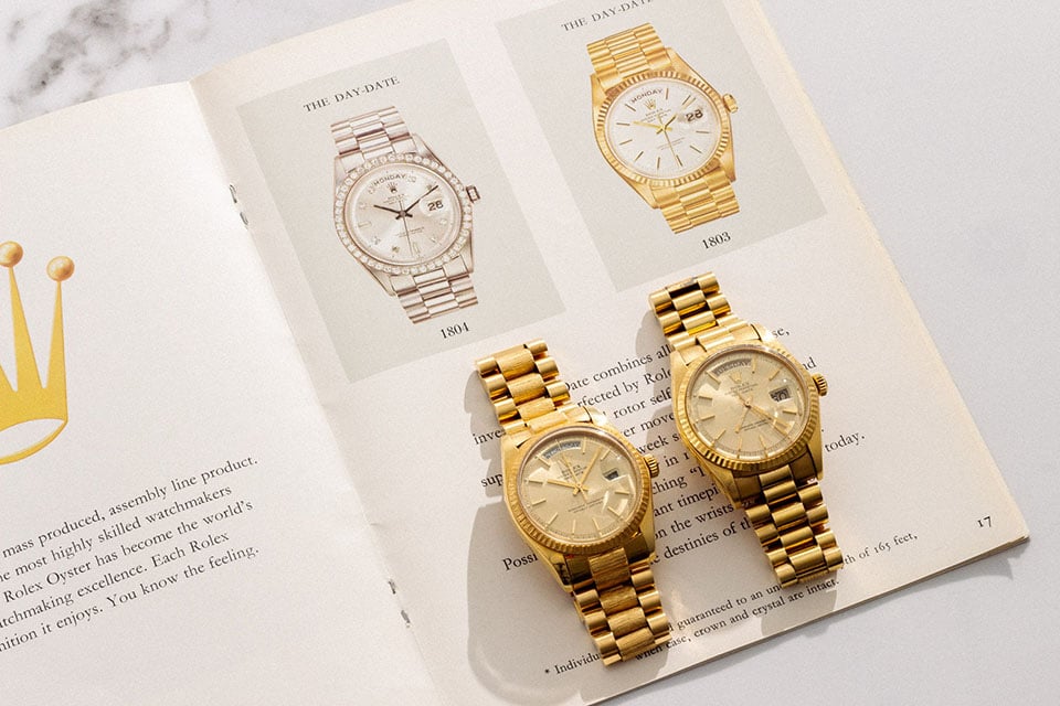 Used gold hot sale rolex presidential