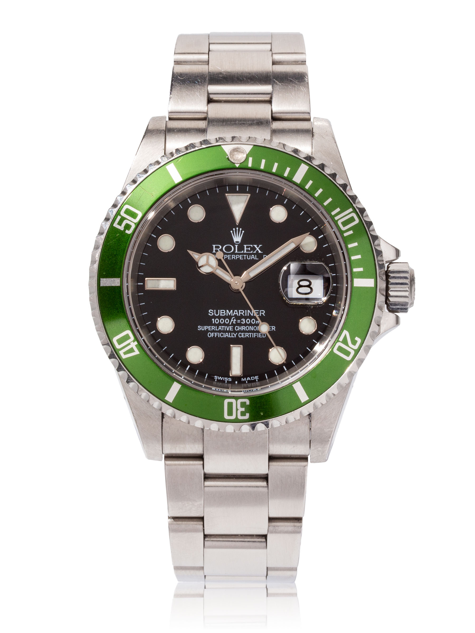 Pre-Owned Rolex Submariner Kermit 16610LV