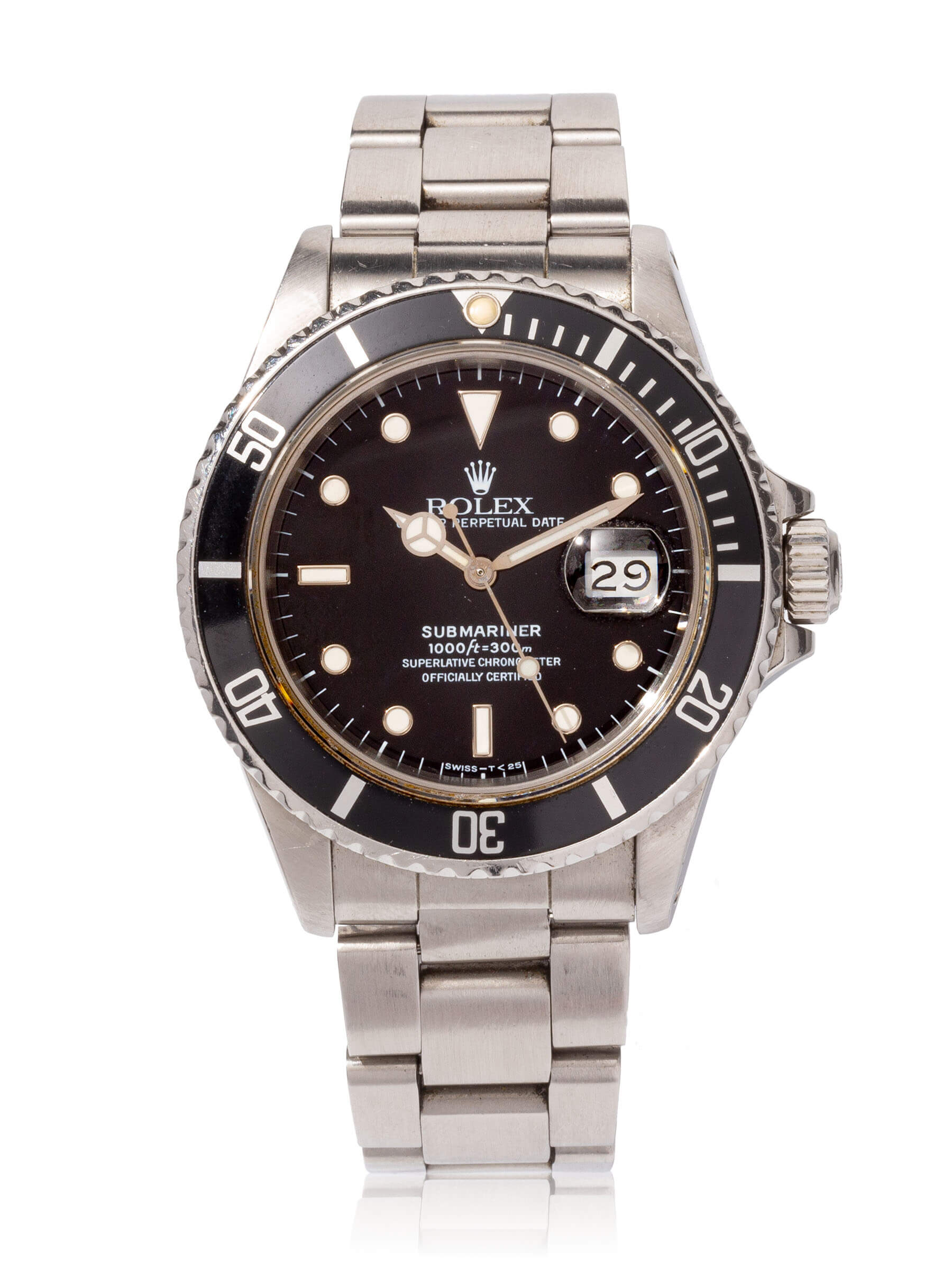 Vintage Rolex Submariner Reference Number 168000