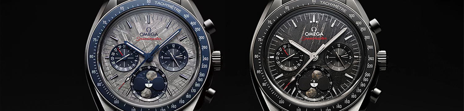 Discover the New Omega Speedmaster Moonphase Meteorite
