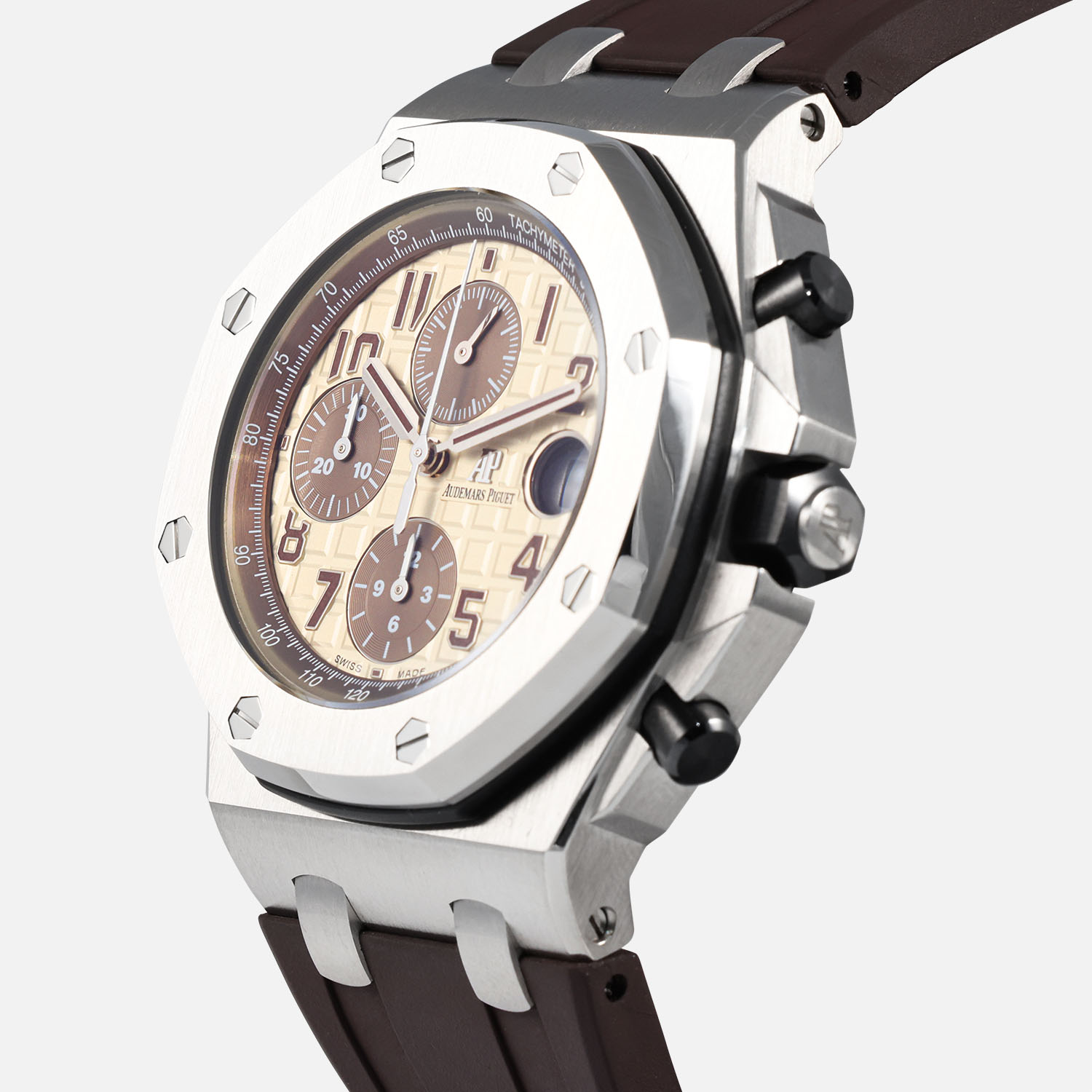 Audemars Piguet Royal Oak Offshore Chronograph Brown Leather Strap