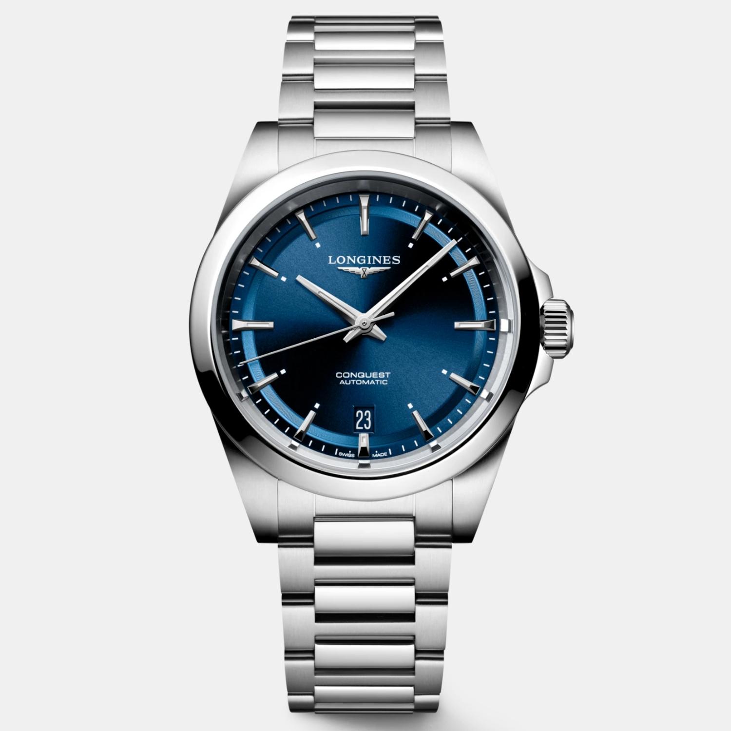 CONQUEST, L3.720.4.92.6, automatic watch, 38.00 mm, stainless steel.