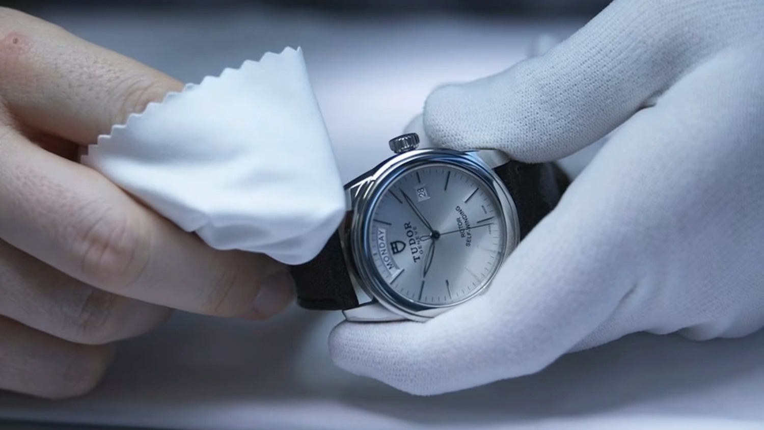 polishing tudor watch