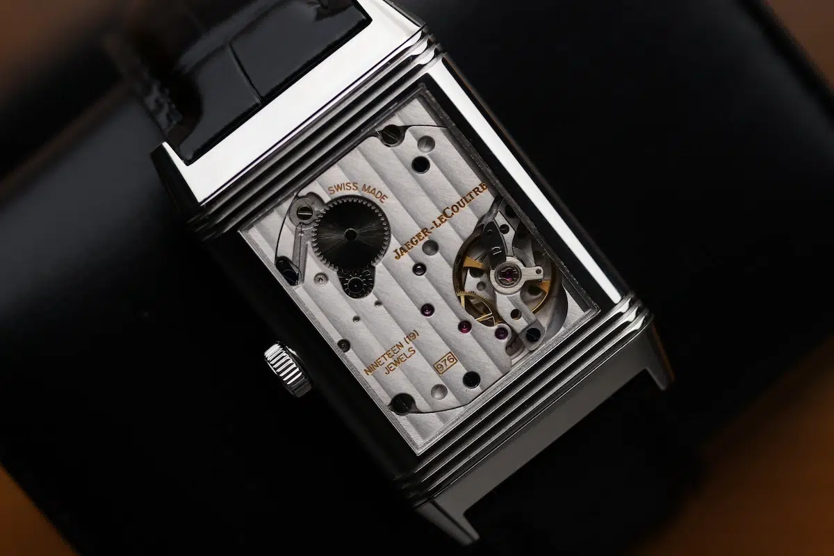 Close-up of Jaeger-LeCoultre Reverso 273.8.04 manual-wind movement