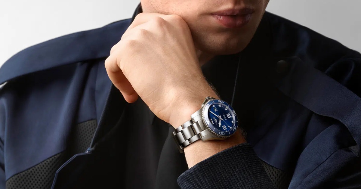 Longines conquest on wrist