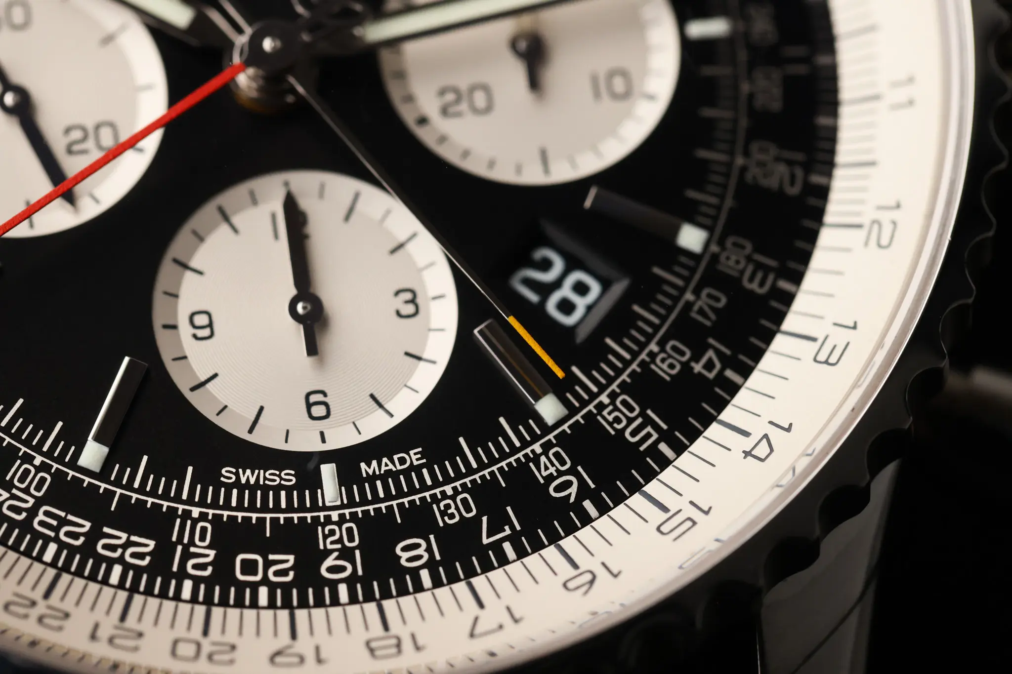 Breitling Navitimer Rattrapante AB031021/BF77-441X sub dials