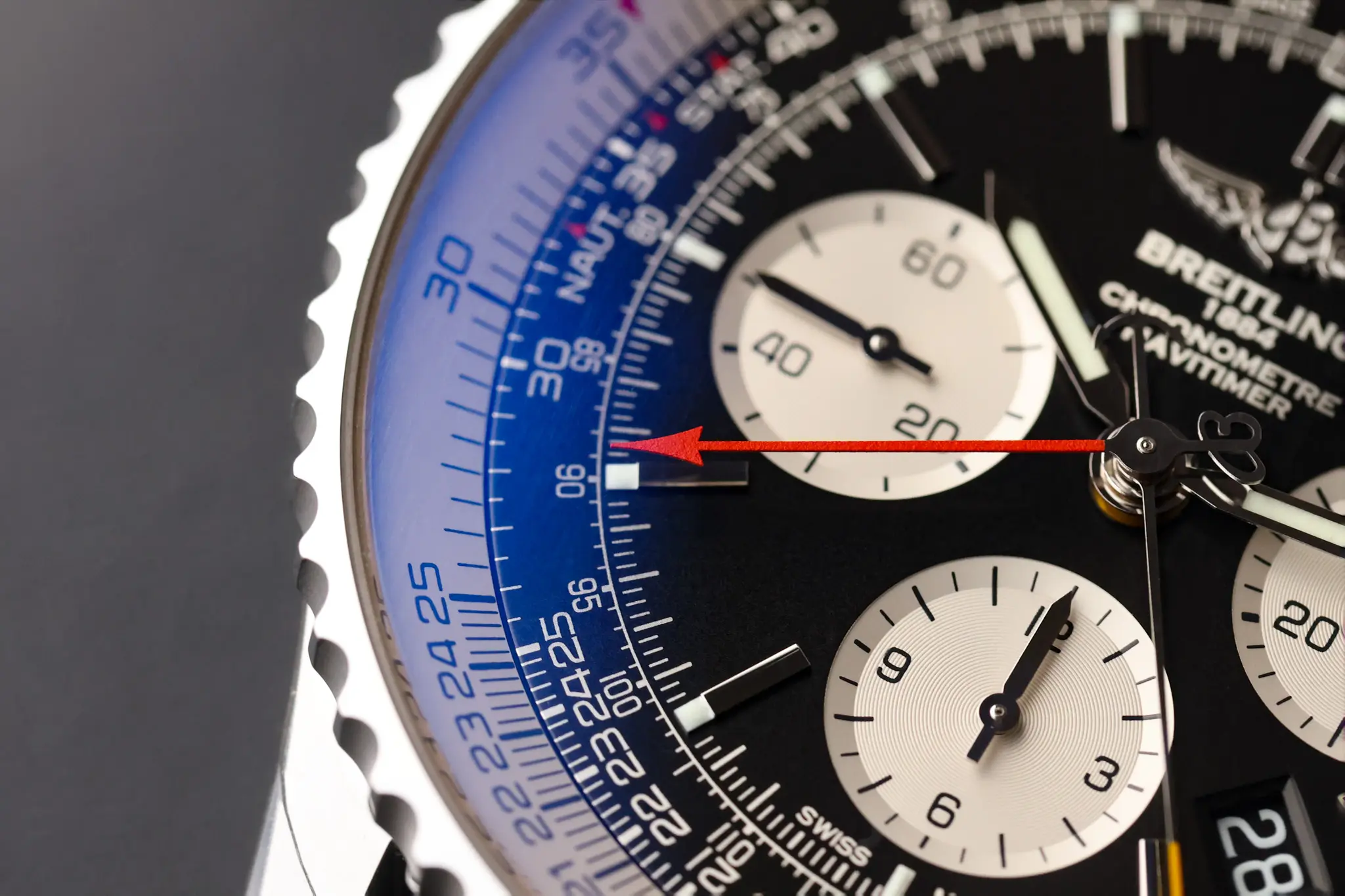 Breitling Navitimer Rattrapante AB031021/BF77-441X white sub dials