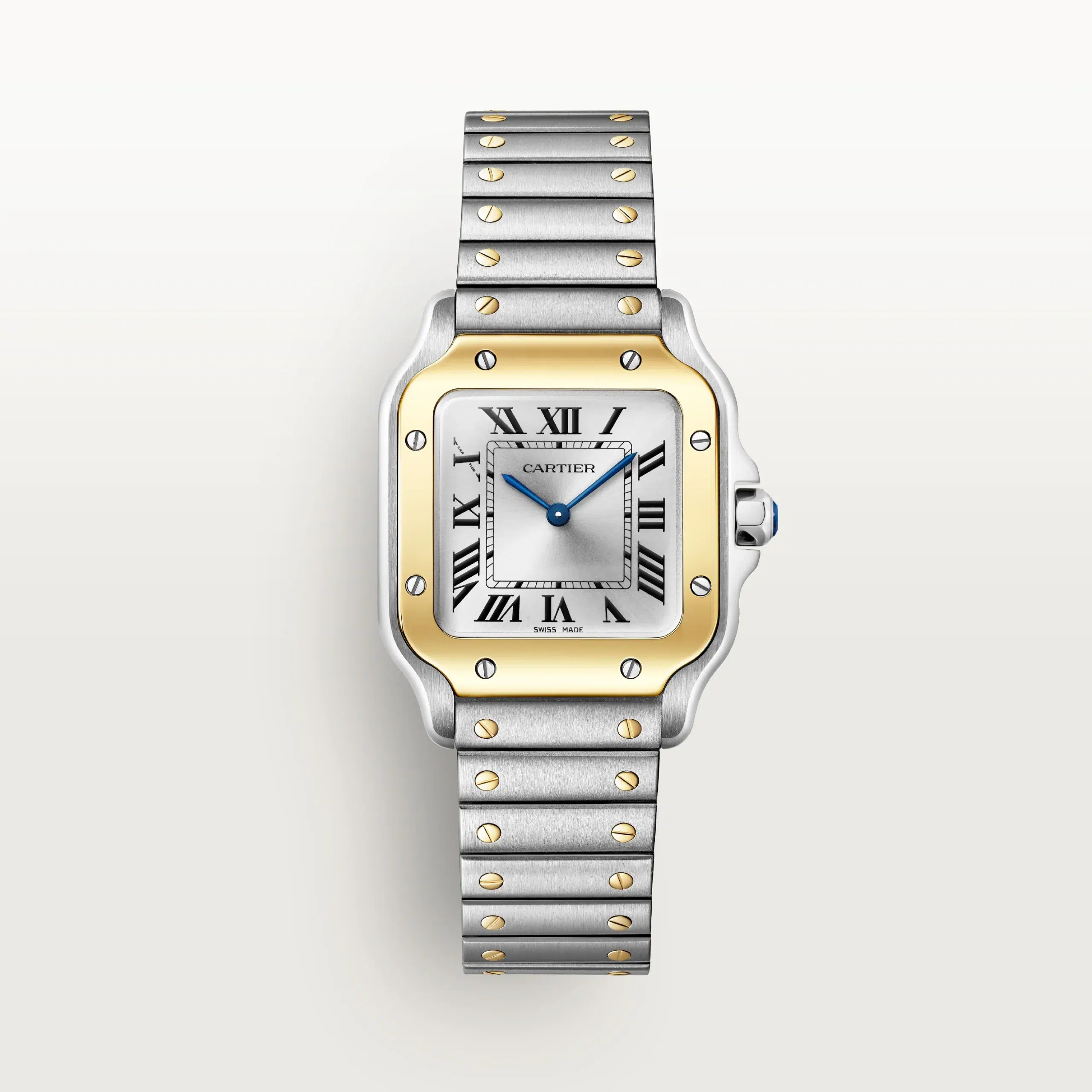 Santos de Cartier watch CRW2SA0033 front view