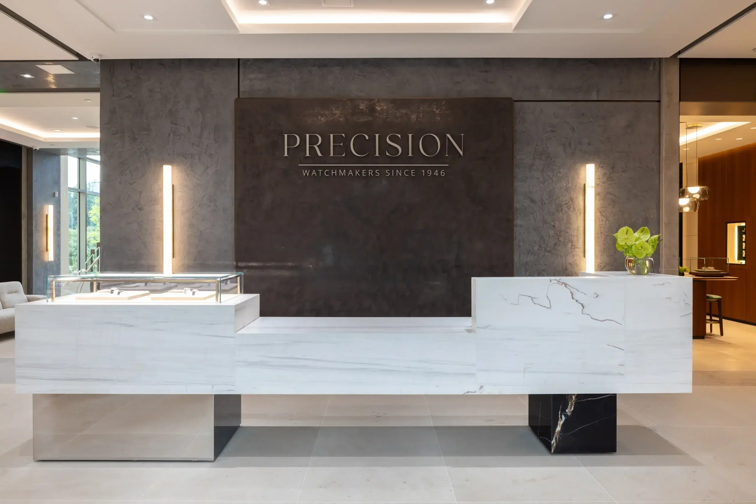 Front desk of store