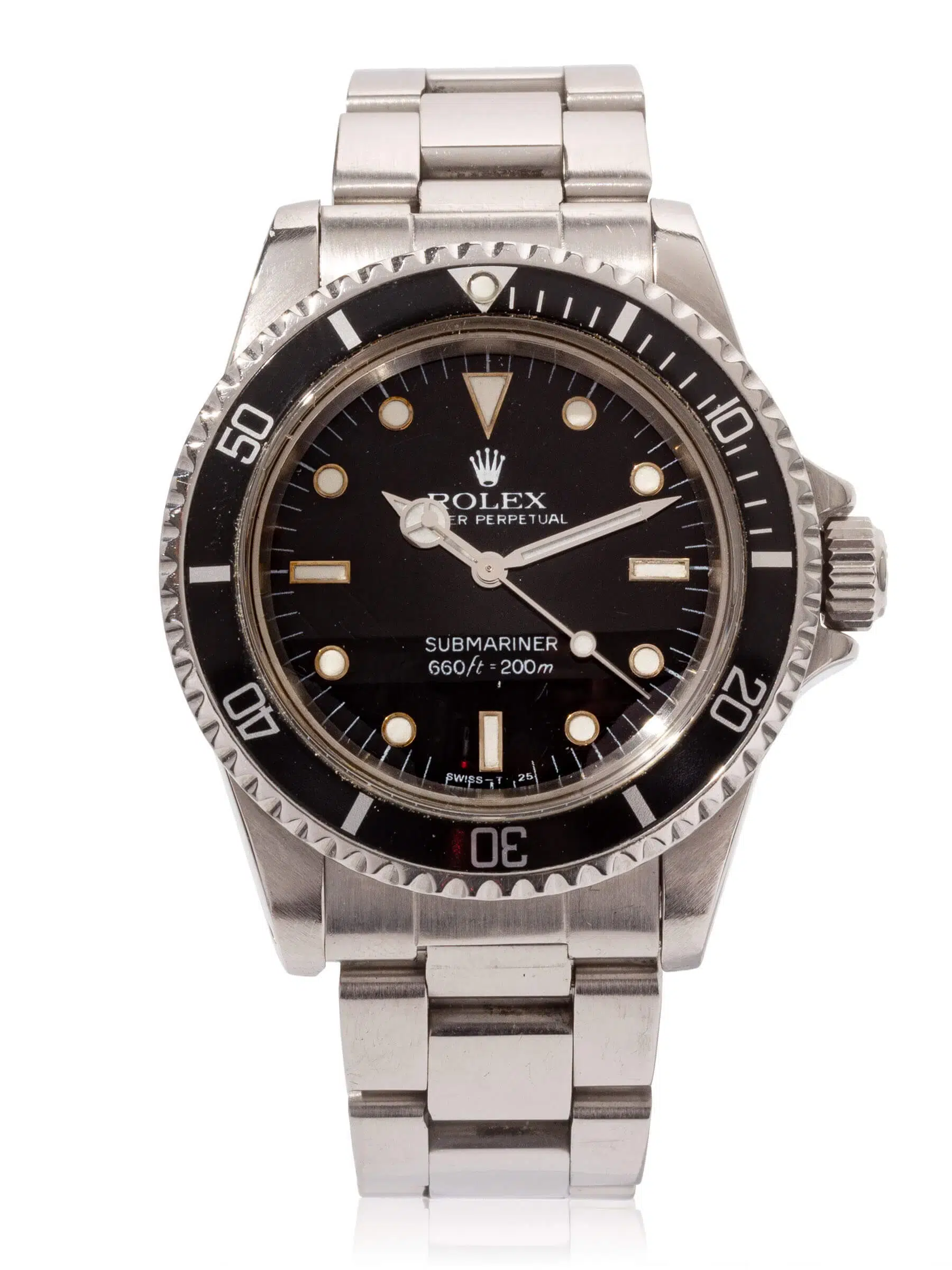 Vintage Rolex 5513 Submariner Stainless Steel Clean Dial