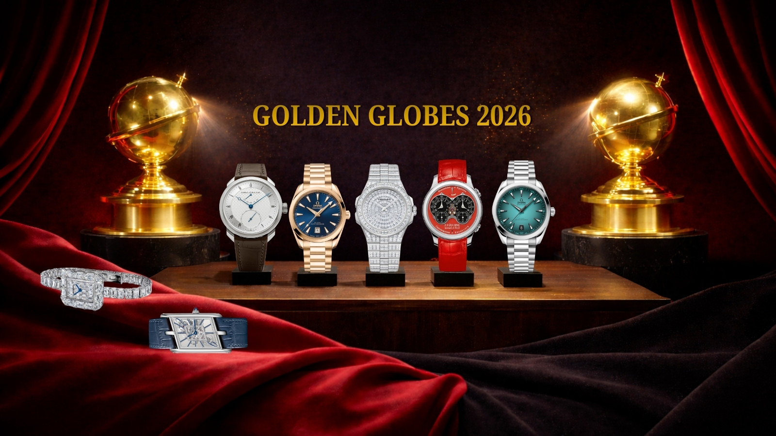 Red Carpet Timepieces: Standout Watches at the Golden Globes 2026