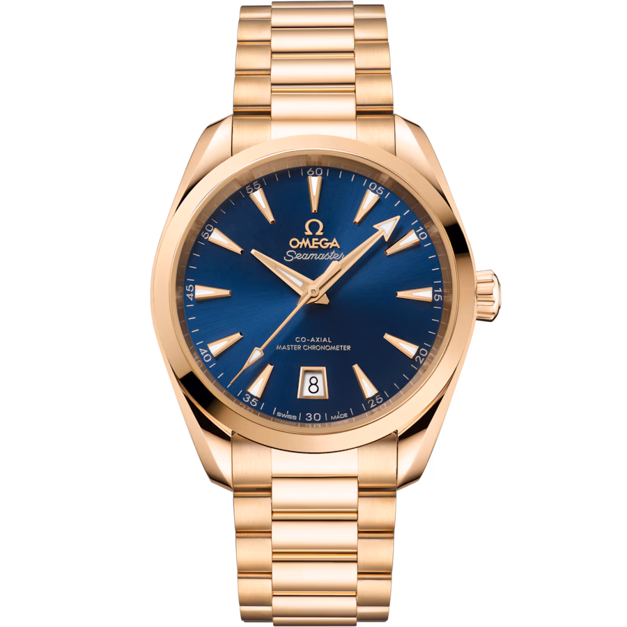 omega Seamaster Aqua Terra 150M 38 mm, Moonshine™ gold on Moonshine™ gold