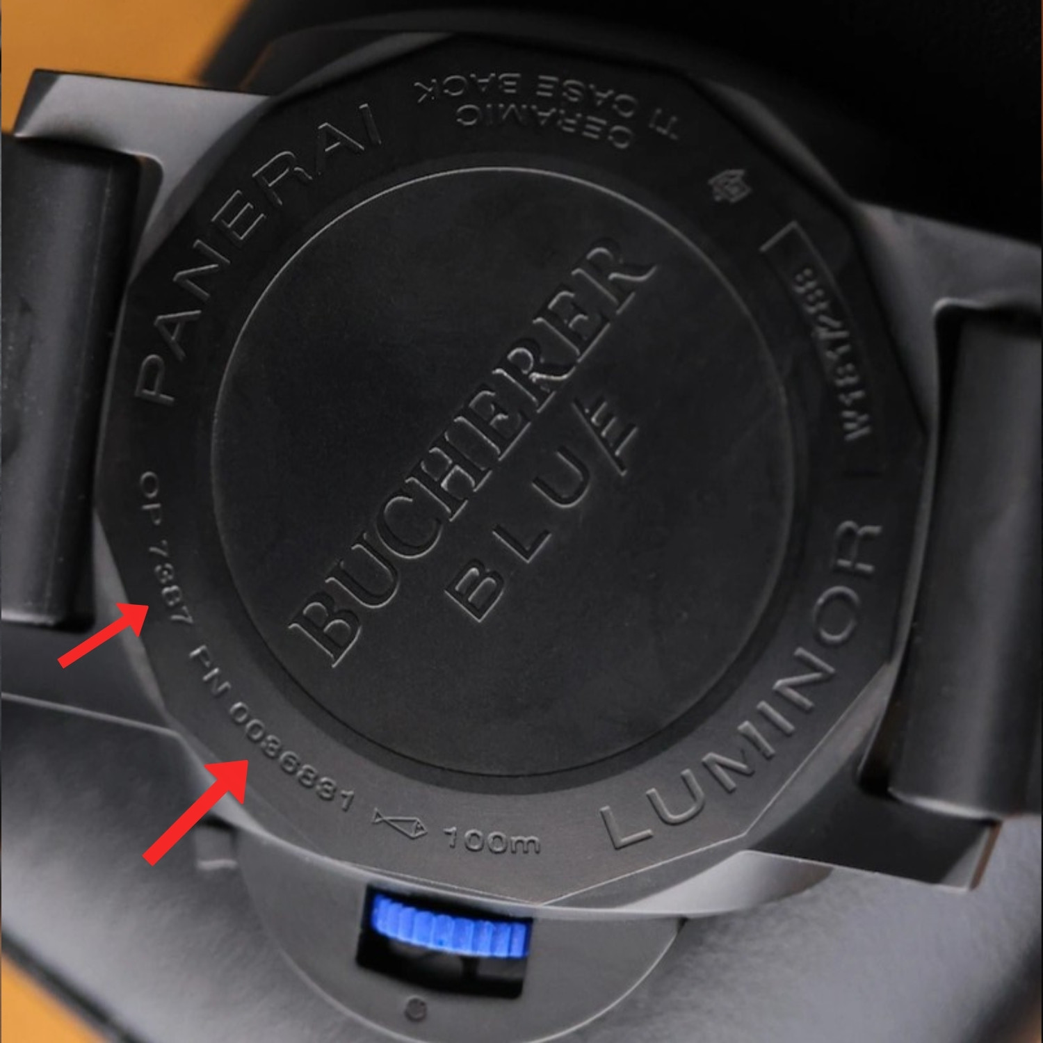 Panerai Luminor GMT Bucherer Blue serial numbers