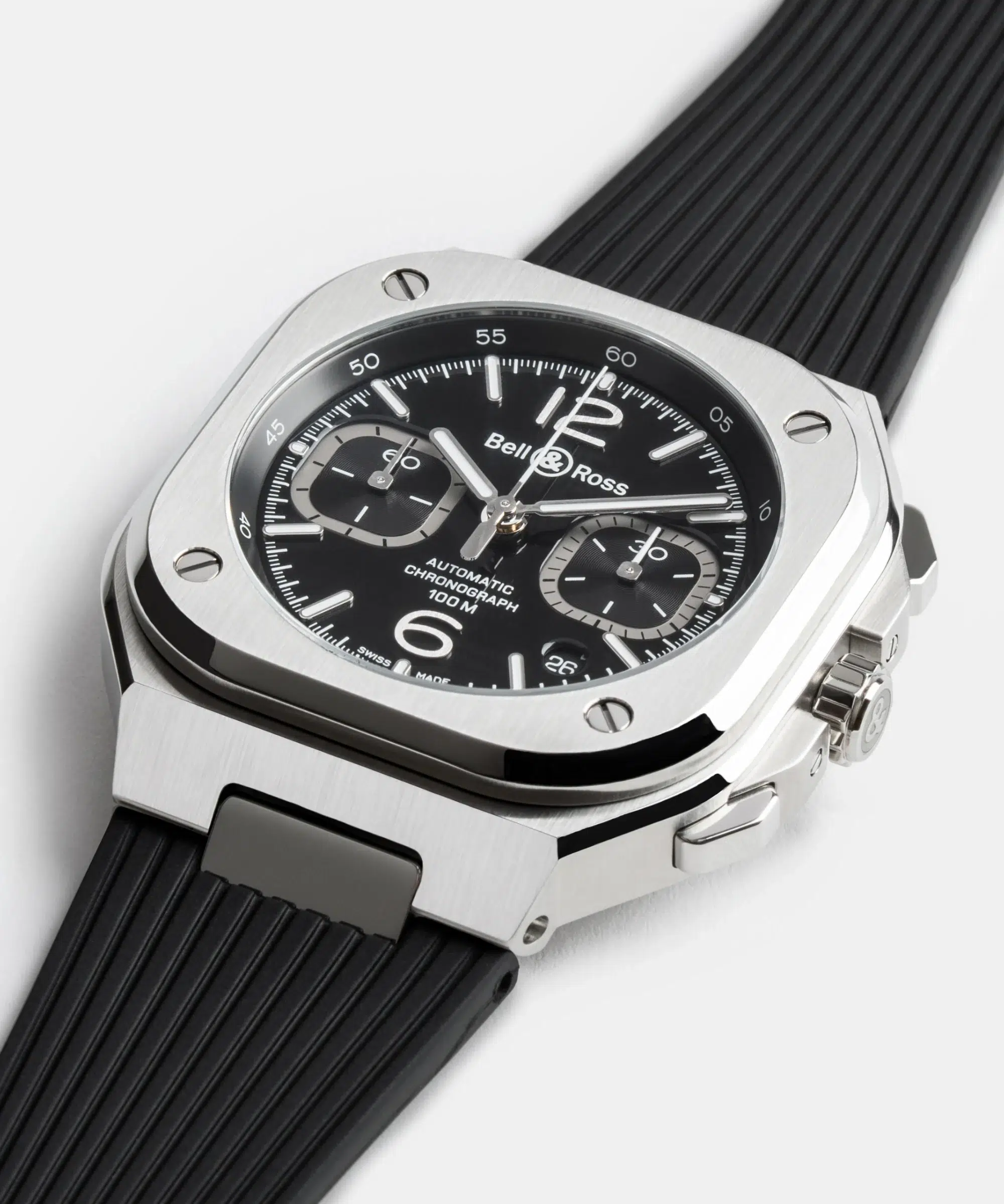 BR-05 Chrono Black Steel