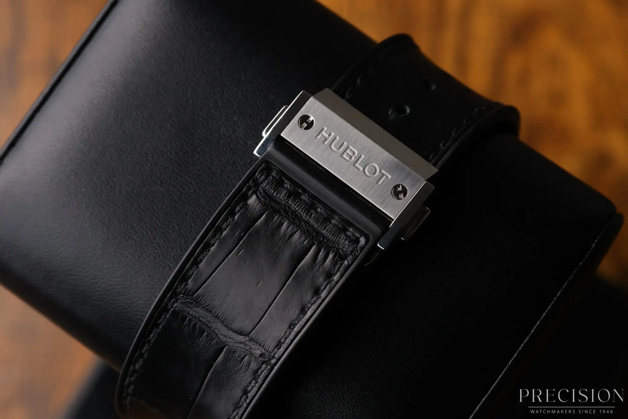 Hublot Classic Fusion 45mm rubber strap lined with leather and deployant clasp