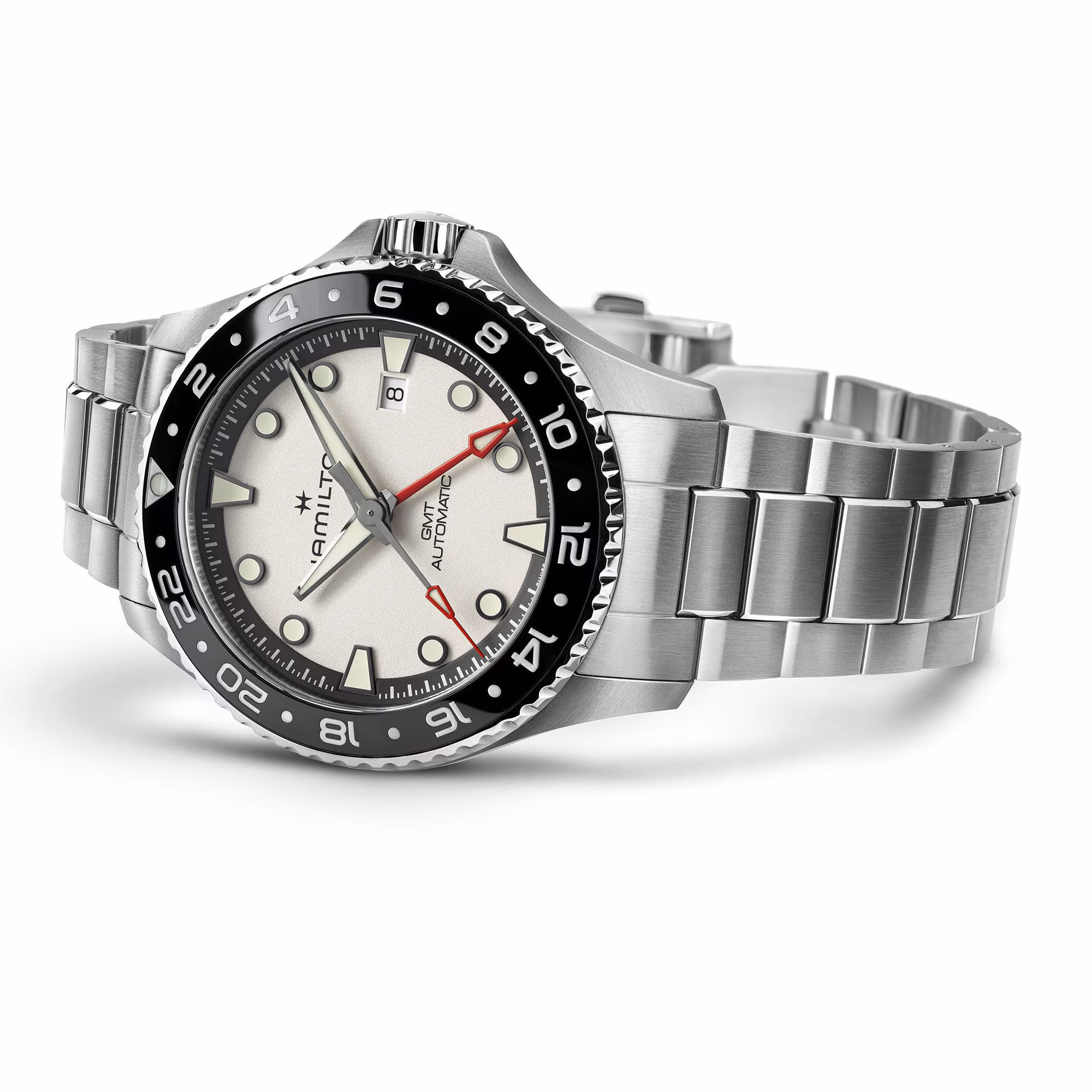 Hamilton Khaki Scuba Automatic 43mm H82555150 laying on its side