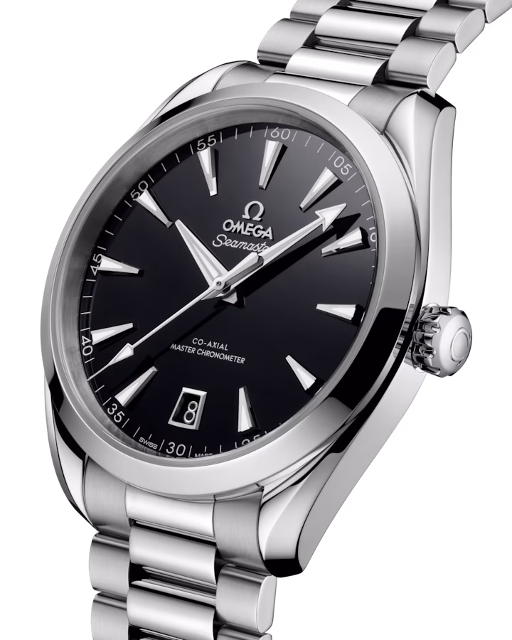 Omega Seamaster Aqua Terra 150M 220.10.41.21.01.002 side view