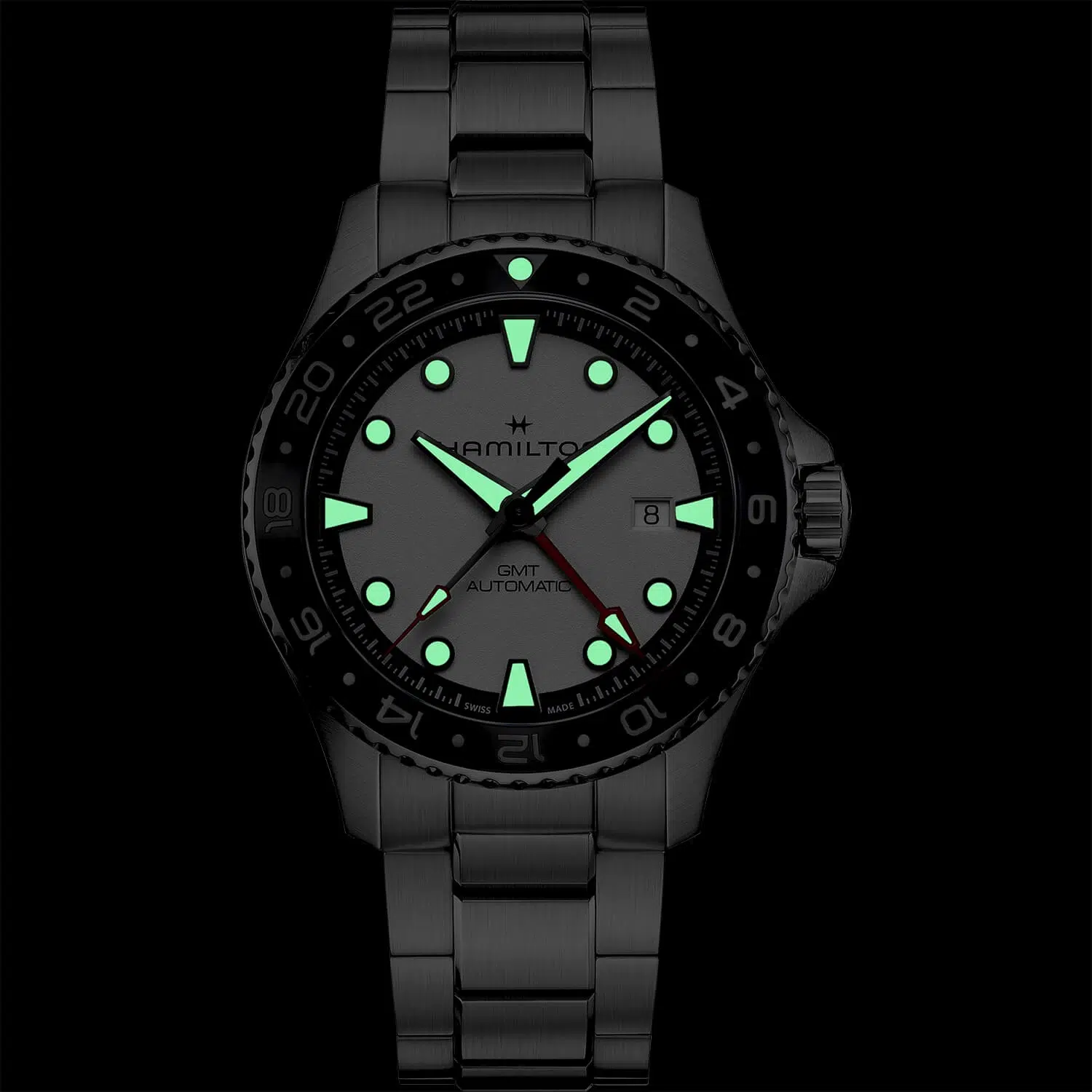 Hamilton Khaki Navy Scuba H82555150 Lume