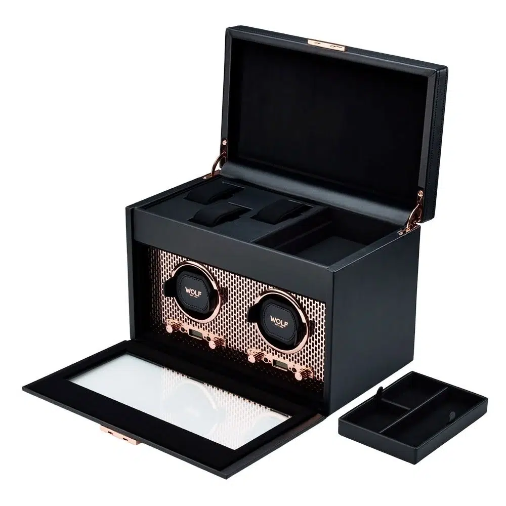 Axis Double Winder With Storage