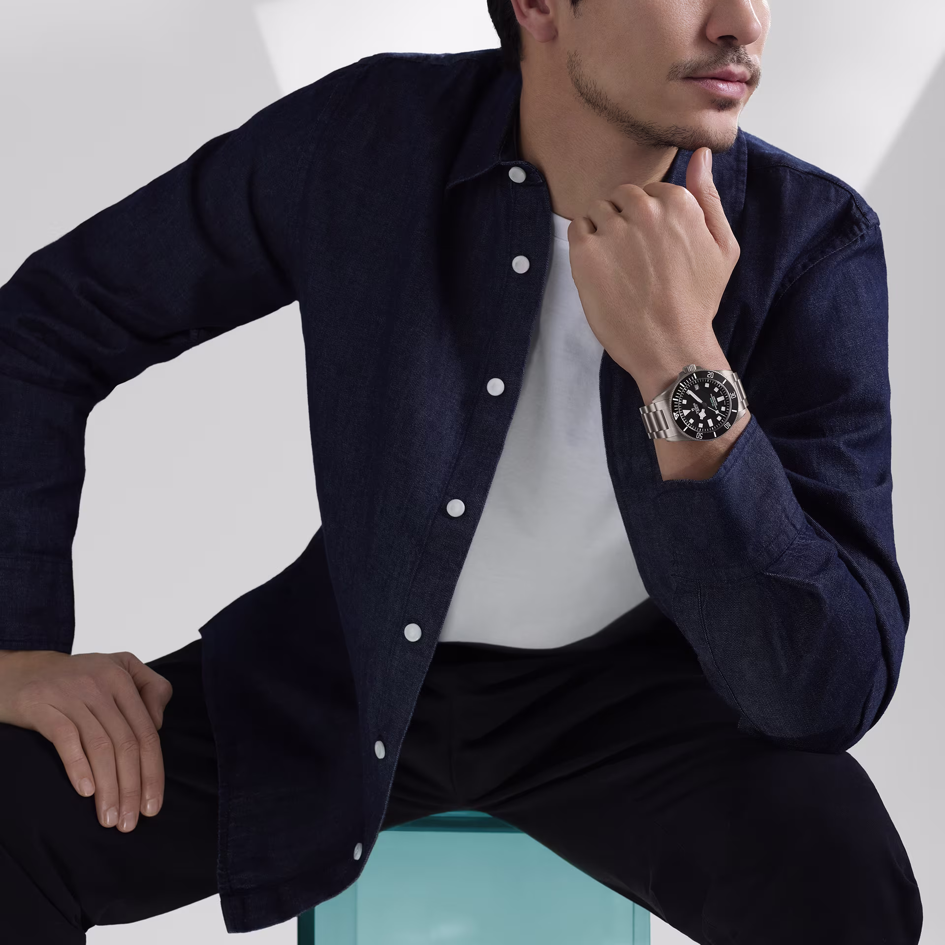tudor pelagos worn lifestyle shot