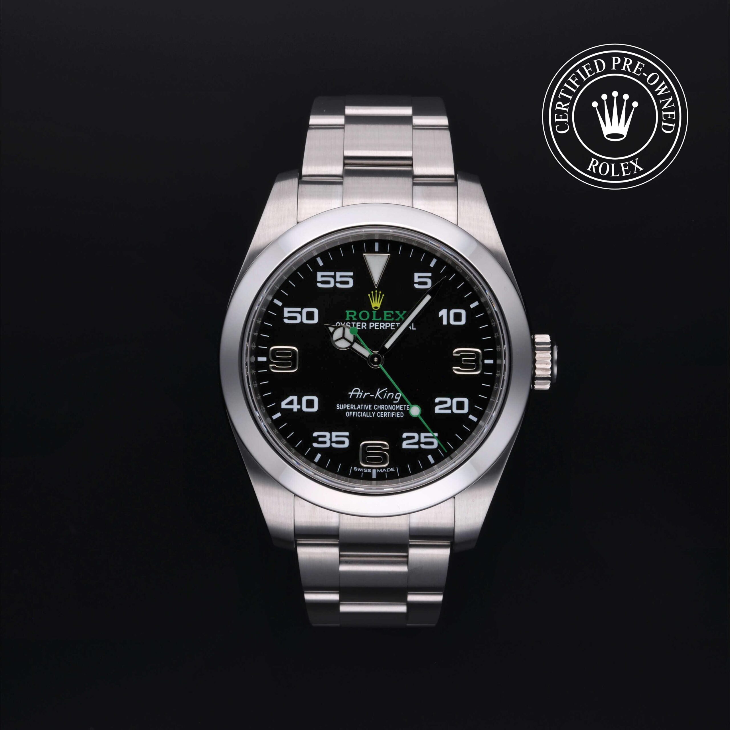 Rolex Certified Pre-Owned Air-King 40mm Oystersteel 2019 Reference 116900