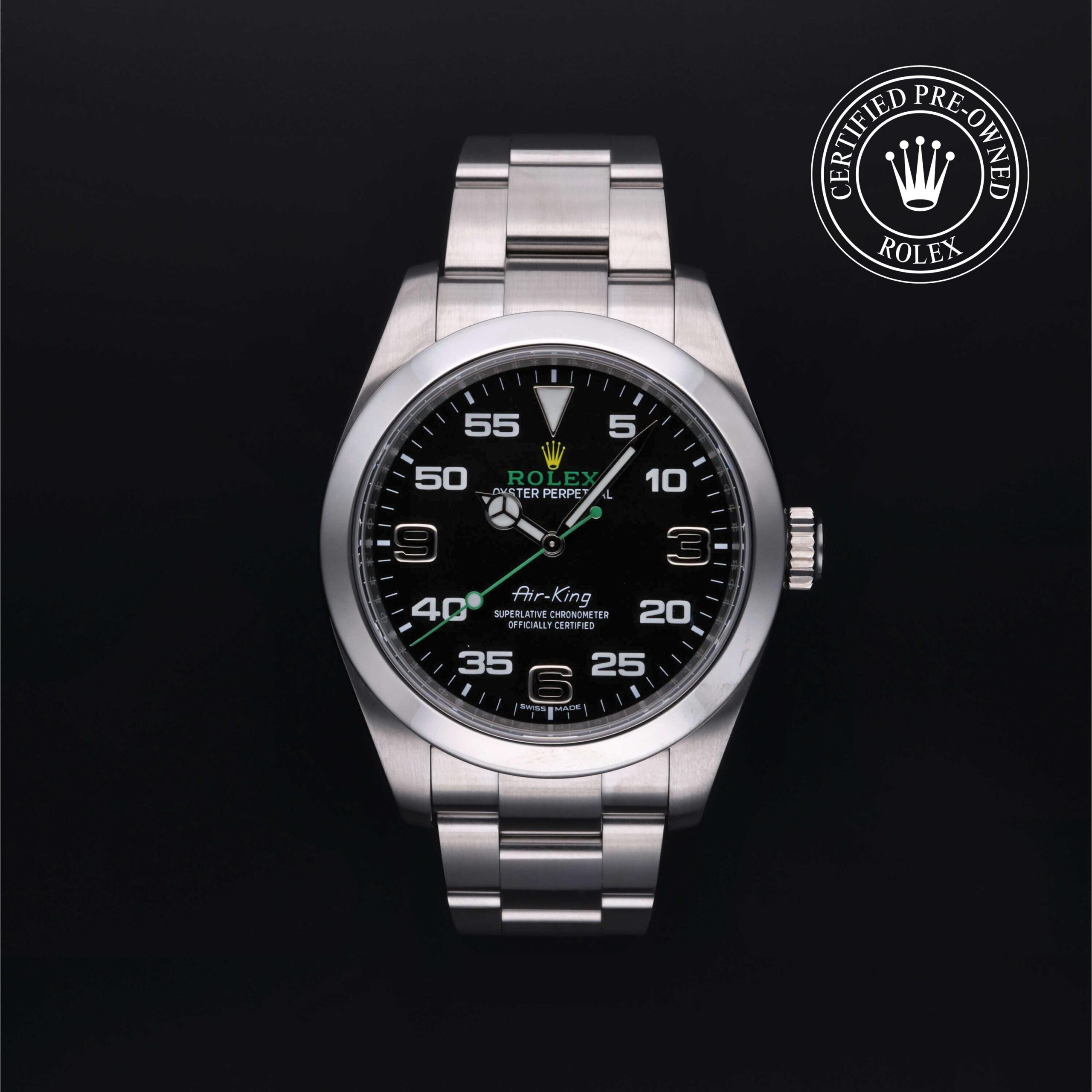 Rolex Certified Pre-Owned Air-King 40mm Oystersteel 2019 Reference 116900