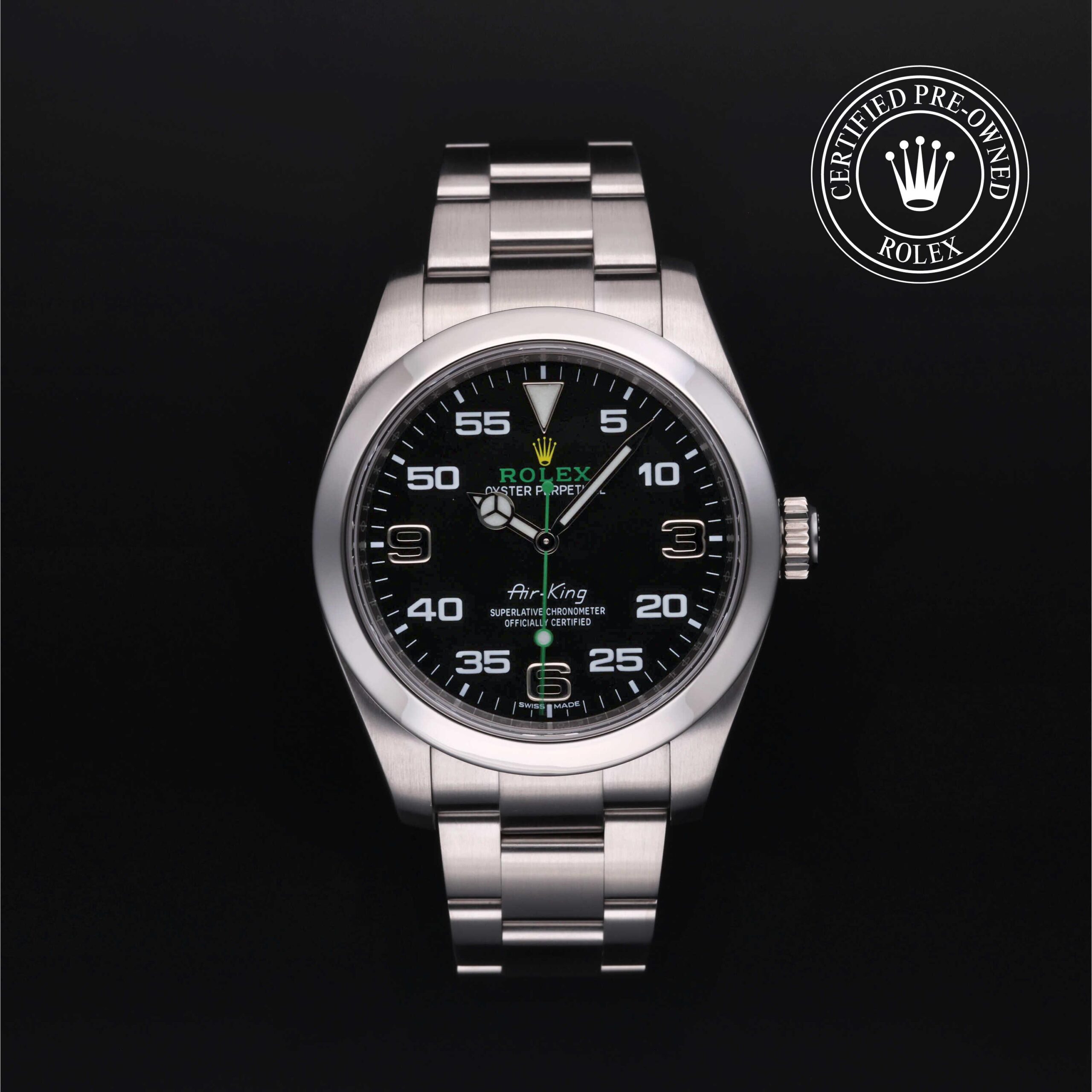Rolex Certified Pre-Owned Air-King 40mm Oystersteel 2017 Reference 116900