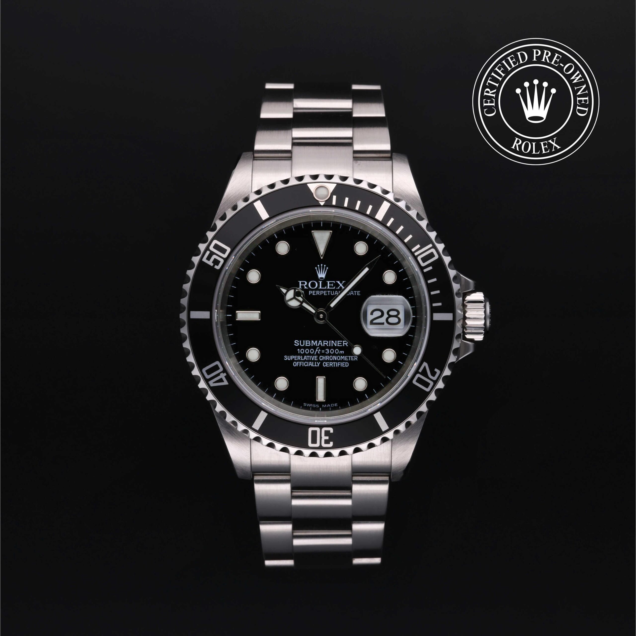 Rolex Certified Pre-Owned Submariner Date 40mm Oystersteel 2004 Reference 16610