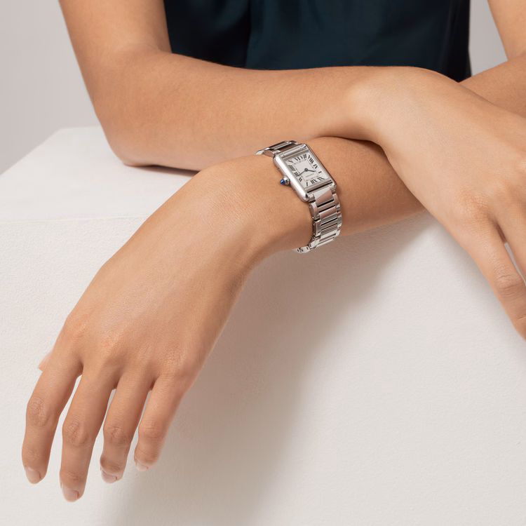 Cartier Tank Must On Womans Wrist