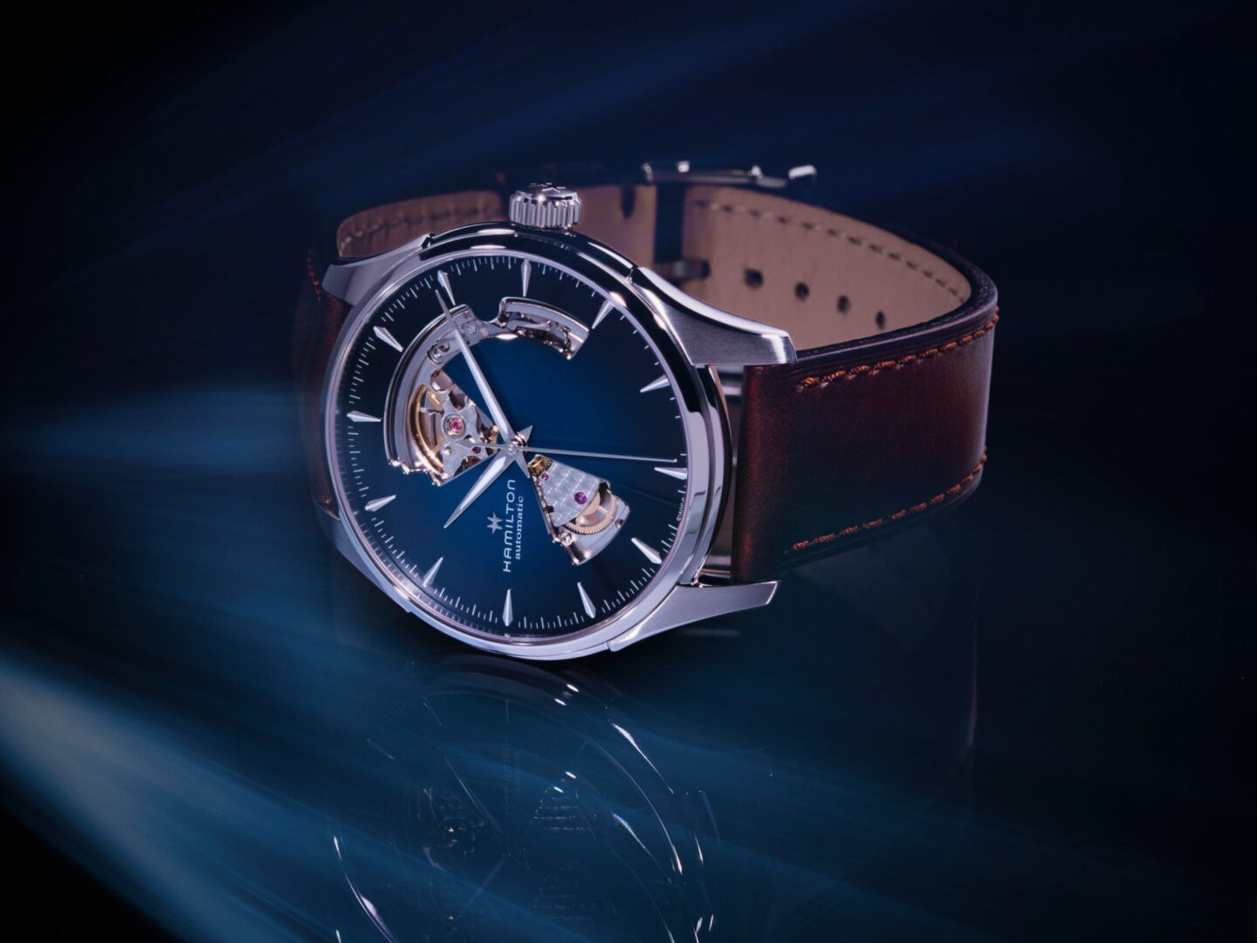 Hamilton Jazzmaster Open Heart H32675540 Disclosure Day