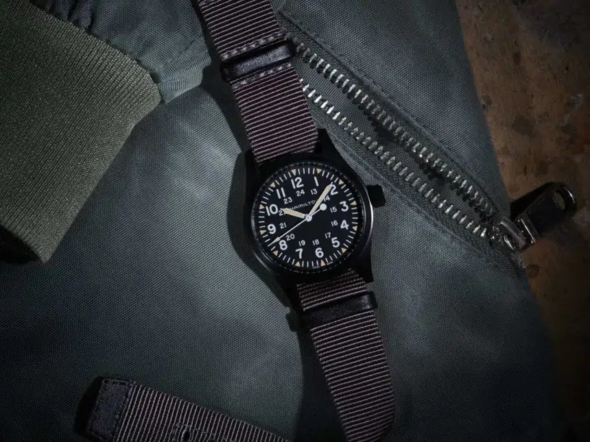 Hamilton Khaki Field Mechanical Lifestyle shot