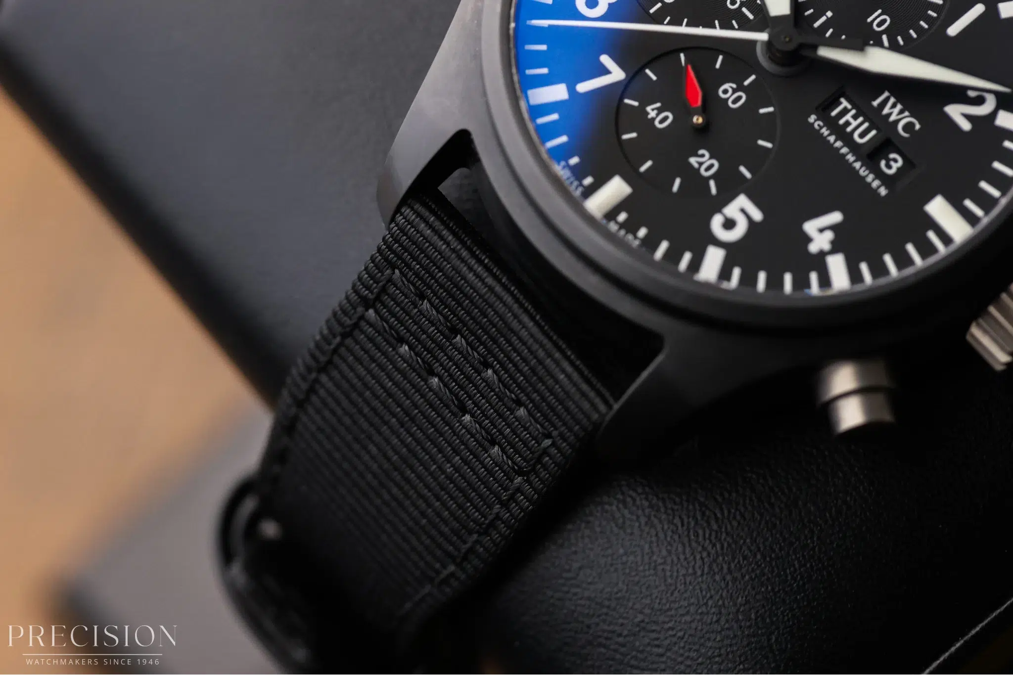 IWC Pilot's Watch TOP GUN IW389101 on black textile strap