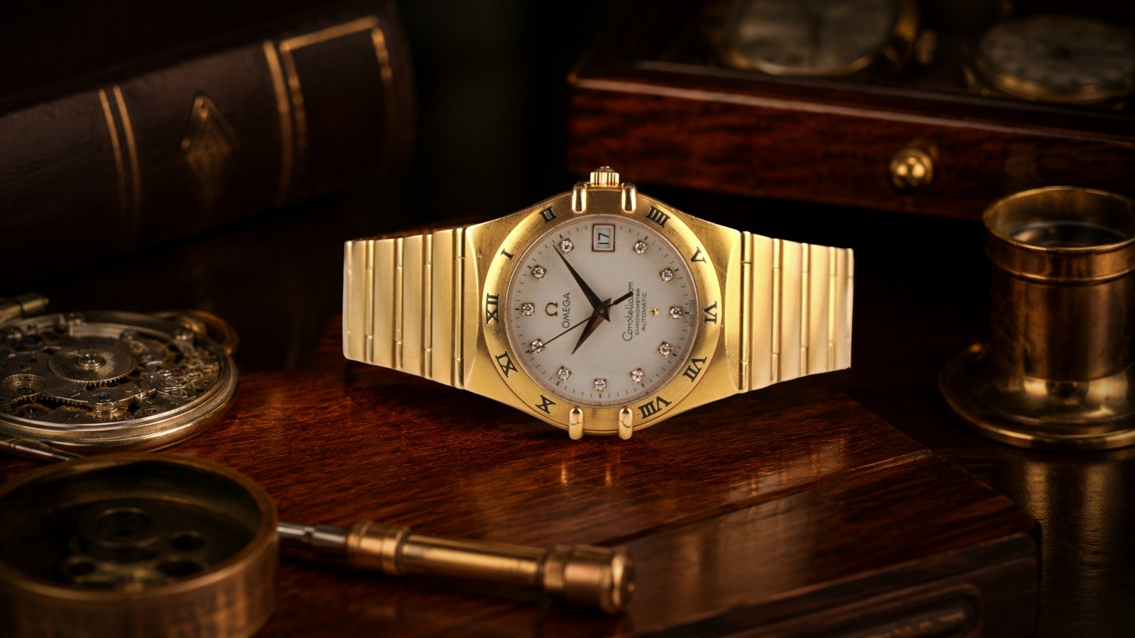 Omega 35mm Constellation vintage watches banner