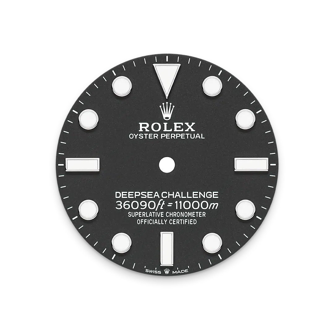 Intense black dial