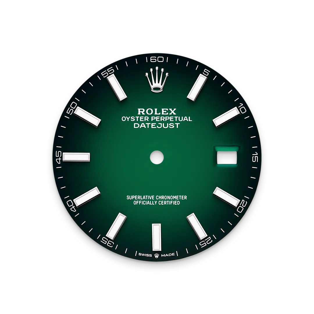 Green ombré dial