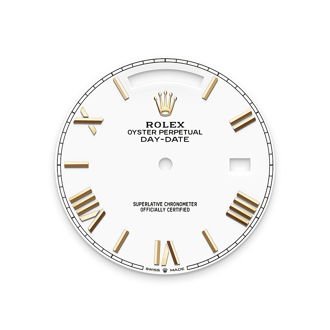 White dial