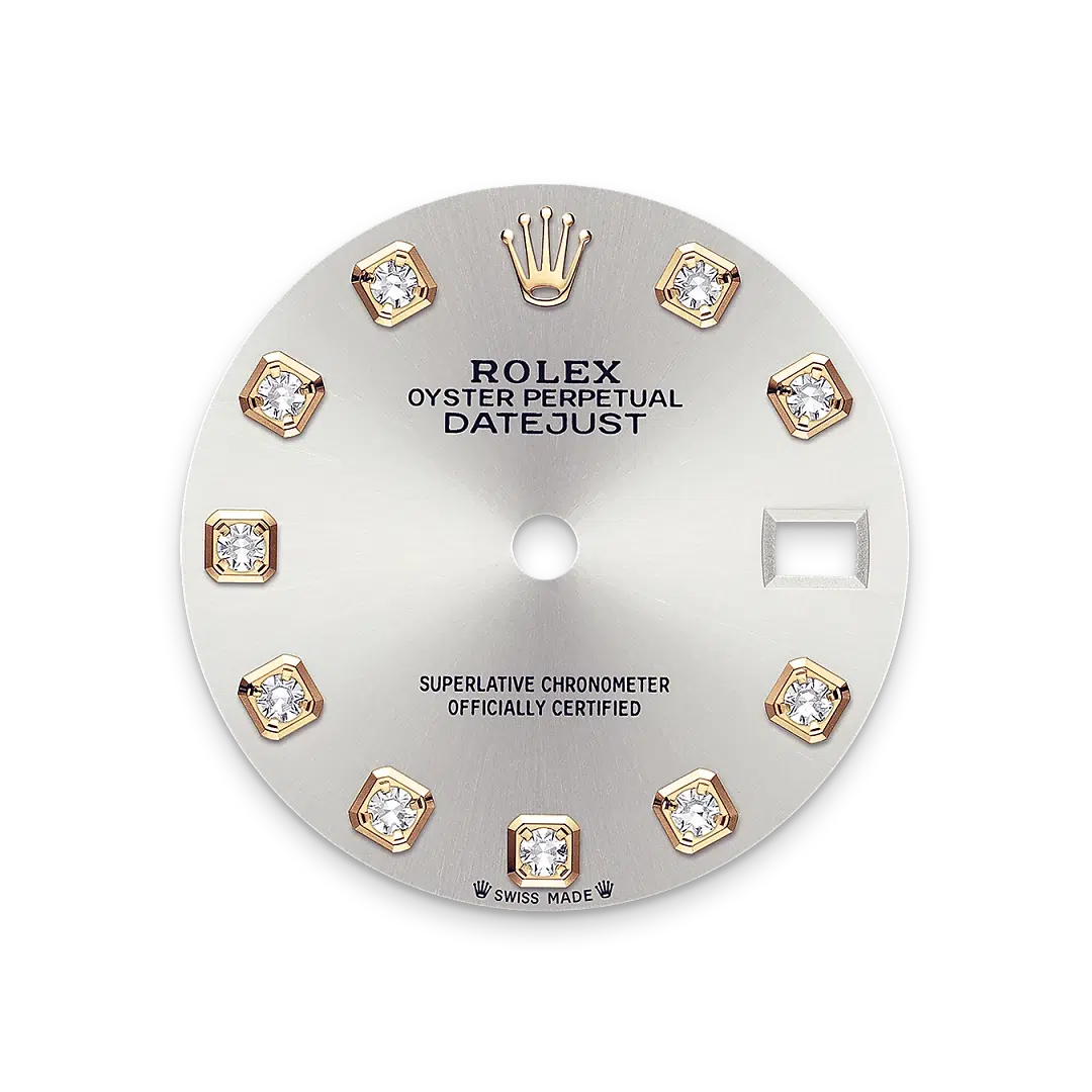 Silver dial