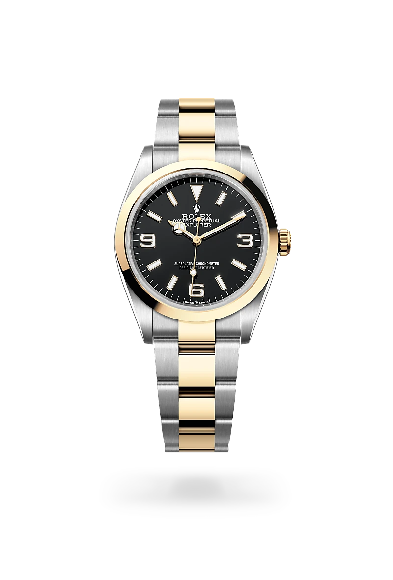 Oyster, 36 mm, Oystersteel and yellow gold