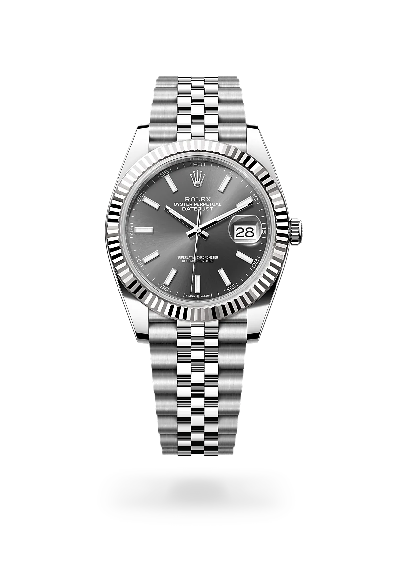 Oyster, 41 mm, Oystersteel and white gold