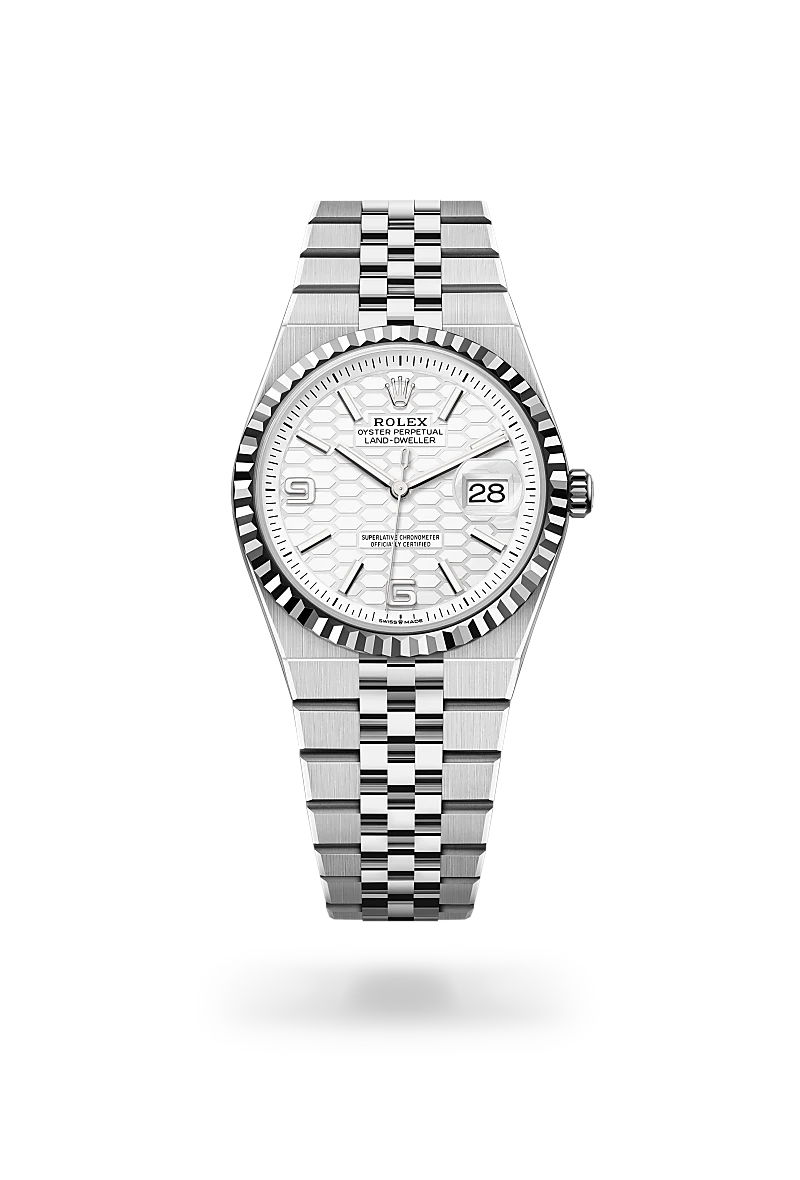 Oyster, 36 mm, Oystersteel and white gold