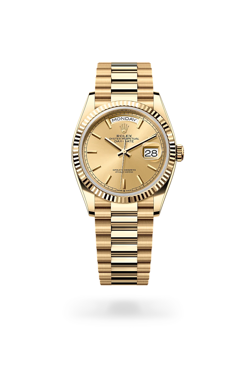 Oyster, 36 mm, yellow gold