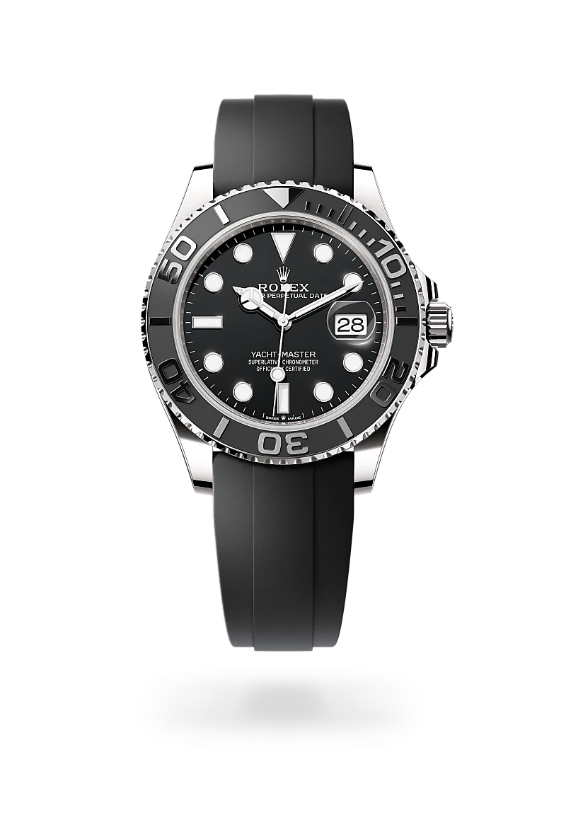 Oyster, 42 mm, white gold