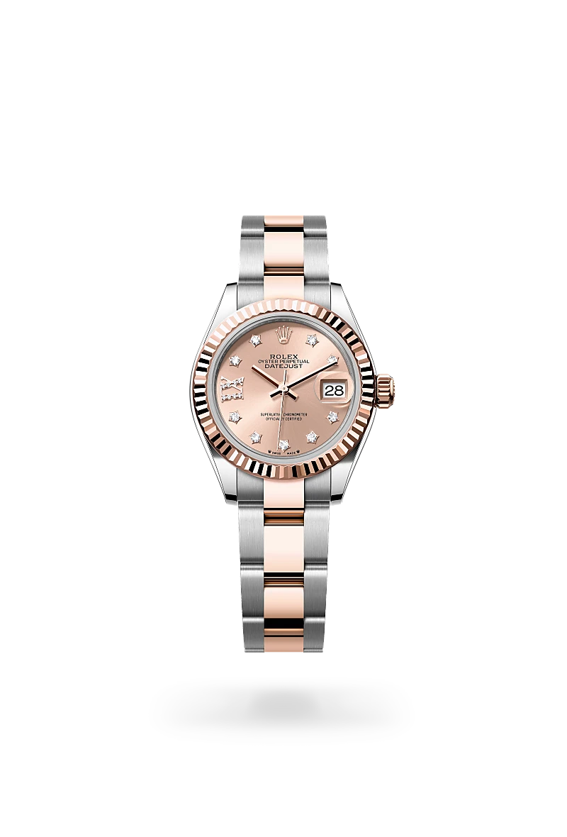 Oyster, 28 mm, Oystersteel and Everose gold
