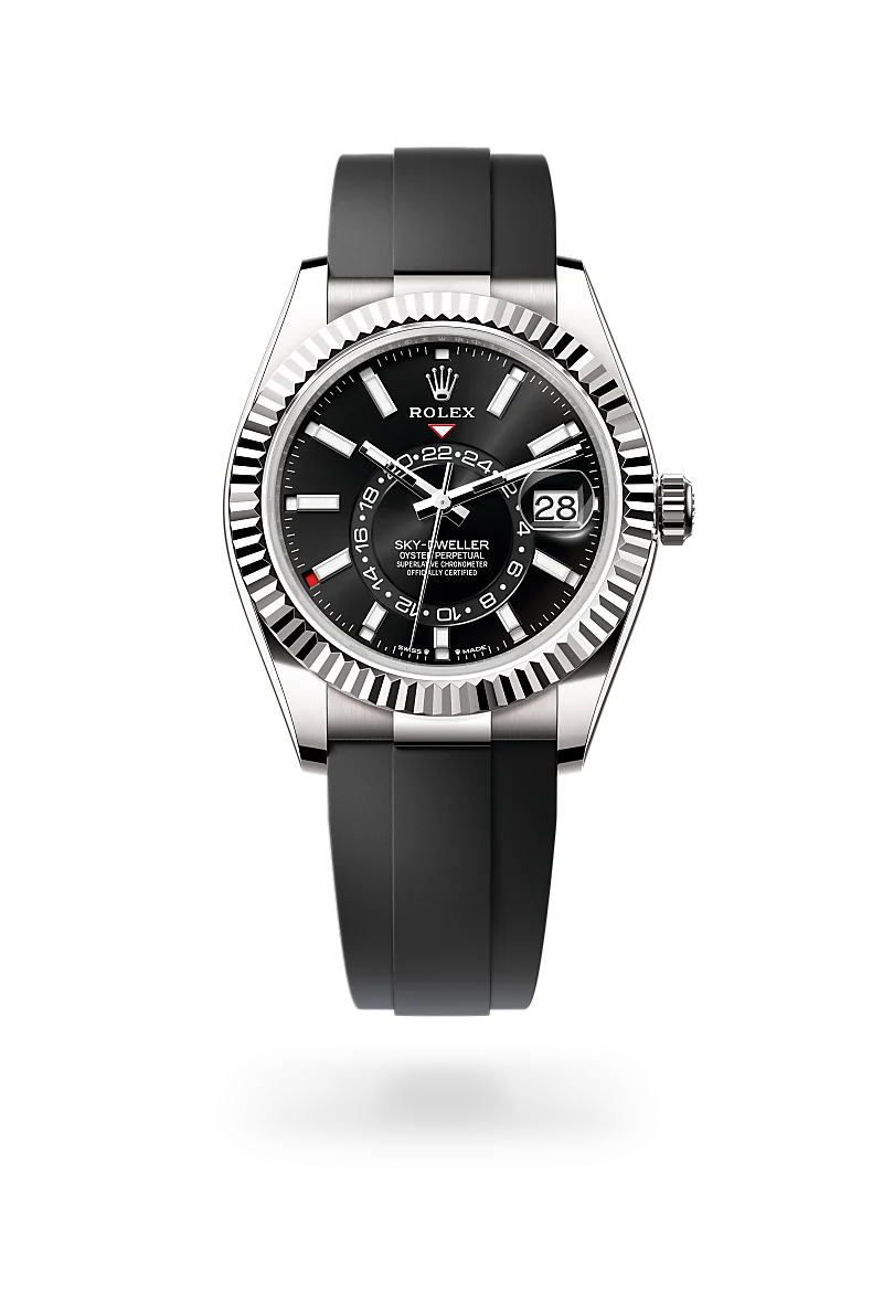 Oyster, 42 mm, white gold