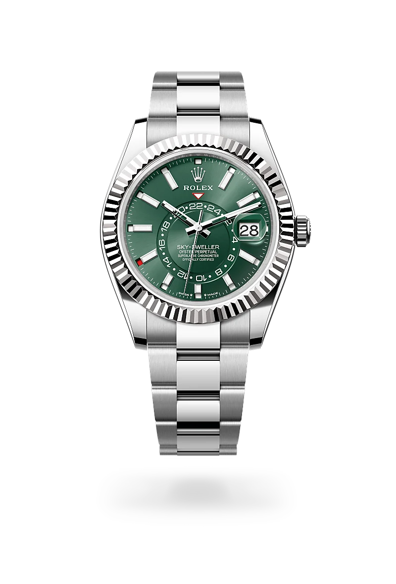 Oyster, 42 mm, Oystersteel and white gold