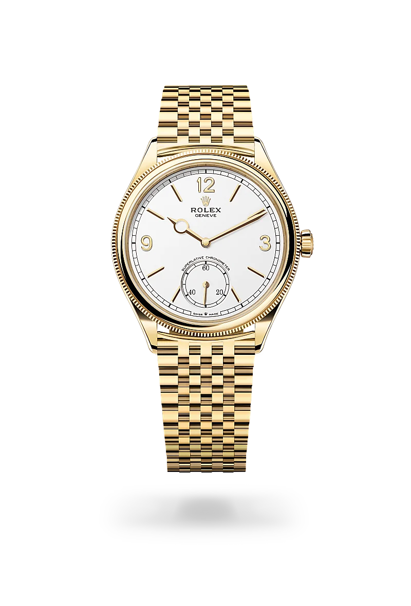 39 mm, 18 ct yellow gold, polished finish